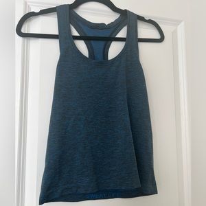 Lululemon Swiftly Tech Race Length Tank - Black and Navy